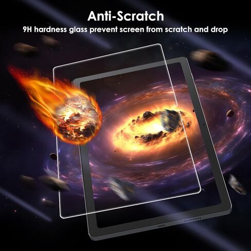 2-Pack Tempered Glass Screen Protector Compatible with T-Mobile REVVL Tab 5G 10.36" (Not Compatible with T-Mobile REVVL Tab 2 10.1"), HD, Anti-Scratch, Bubble Free, Easy Installation in Kuwait