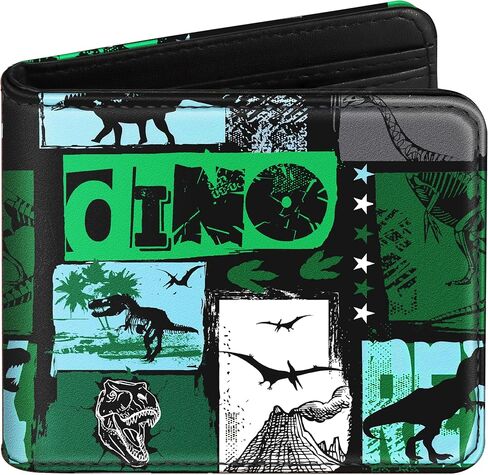 Bistup Boys Wallet محفظة جلدية لطيفة - حامل بطاقة الائتمان النقدية وبطاقة الهوية Rfid حجب محافظ صغيرة ثنائية الطي مع جيب للعملات المعدنية ونافذة لبطاقة الهوية رفيعة للأولاد المراهقين والصبي الصغير والرجال الشباب والرجال الصغار والكرتون الرائع والضوء الأزر in Kuwait