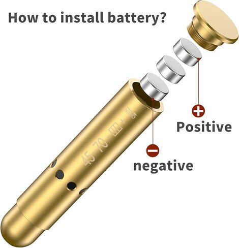 45-70 Bore Sighter جهاز رؤية ليزر أحمر خاص ذو نقطة حمراء مع بطاريات in Kuwait