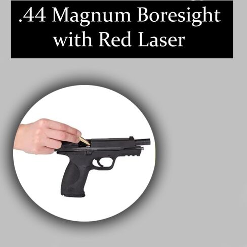 GOTICAL - .44 Magnum Boresight مع الليزر الأحمر، تقليل الخراطيش والأصداف المهدرة، حزمة البطارية، حقيبة الحمل، موثوقة ومتينة، in Saudi Arabia