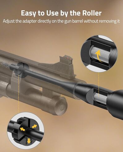 CVLIFE Bore Sight Laser، ضبط الأسطوانة عدة رؤية ليزر أحمر / أخضر مع 32 محولًا تناسب عيار 0.17 إلى 12GA، مجموعة رؤية تجويف ليزر متعددة العيار لجميع الأسلحة النارية، مجموعة رؤية تجويف الصيد in Saudi Arabia