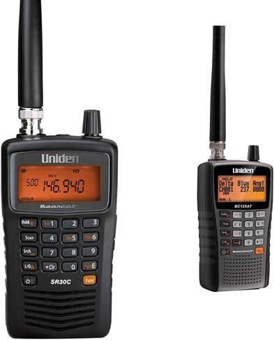 Uniden Bearcat SR30C, 500-Channel Compact Handheld Scanner, Close Call RF Capture & Bearcat BC125AT Handheld Scanner, 500-Alpha-Tagged Channels, Close Call Technology, PC Programable in Saudi Arabia