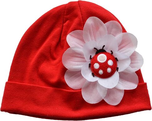Funny Girl Designs Puffy Ladybug Cotton Baby Hat in Saudi Arabia