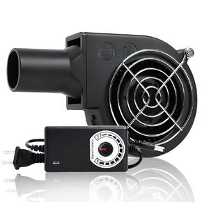KUNRISE BBQ 97mm × 33mm Blower Fan, High Airflow 110V 120V Variable Speed Centrifugal Fan with AC Plug for Camping, Charcoal Ignition, Outdoor Cooking, Fireplace, Bellows or Wood Stove in Saudi Arabia