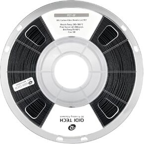 R QIDI TECHNOLOGY PA12-CF خيوط نايلون 1.75 أسود، خيوط نايلون من ألياف الكربون 1.75 مم 1 كجم بكرة خيوط طابعة ثلاثية الأبعاد، قوة عالية، دقة عالية، لا يوجد اعوجاج، حساسية منخفضة للرطوبة in Kuwait