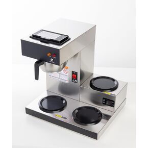 صانع القهوة التجاري Sybo 12 كوبًا ، صب على صانع القهوة بالتنقيط مع 3 تدفئة منخفضة ، كافيترا من الفولاذ المقاوم للصدأ in Kuwait