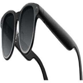 Compatible for RayNeo V3 Slim AI Smart Glasses Photography Glasses Wireless Bluetooth Audio Glasses Wireless Headphones Voice Control Frames(Black with Frame) in Saudi Arabia