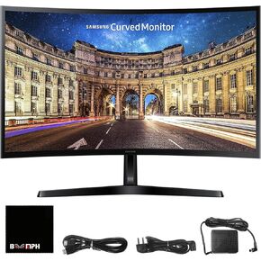 Samsung S36GD 27" Curved Monitor – LCD FHD, 16:9, 1920x1080, HDMI, VGA, VESA, Eye Saver & Flicker-Free Tech – Boomph's Comprehensive Ultimate Performance Cloth Solution for Your Workspace in Saudi Arabia