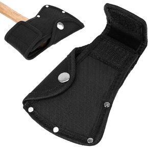 Hatchet Head Sheath Cover, Hatchet Cover for 1-1/4lb Axe, Black Ax Head Sheath Double Snap Blade Protector for Outdoor Hiking Outdoor Work Axe in Kuwait
