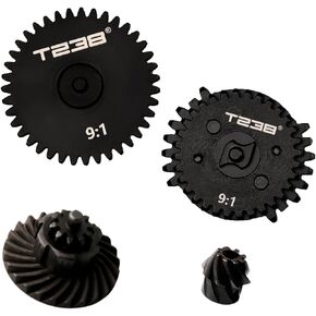 Airsoft Spiral Gear Set - AEG V2 V3 Gearbox Upgrade Kit (13:1/16:1/18:1) for M4/AK/MP5/G36/P90-40Cr CNC Machined in Kuwait