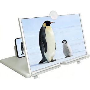 12 Inch Screen Phone Magnifier, 2026 Upgrade Foldable Screen Magnifier for MobilePhone, Cell Phone Magnifier Projector Screen for Videos, Movies and Gaming (Black) in Saudi Arabia