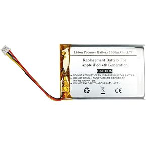 Replacement Battery Compatiable with APPL e iPod 4th Generation, 616-0183, 616-0206, 616-0215, AW4701218074, ICP0534500 in Kuwait