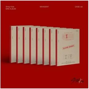 Stray Kids MAXIDENT 7th Mini Album Case Version CD+Unit mini folding poster on pack+Photobook+Lyrics paper+Photocard+Tracking (Random) in Saudi Arabia