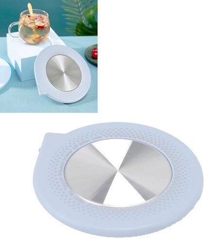 Coffee Mug Desk Warmer Electric Cup Warmer USB Fast Heating Coffee Warmer 55°C Constant Temperature Portable for Office Home Use Blue in Saudi Arabia