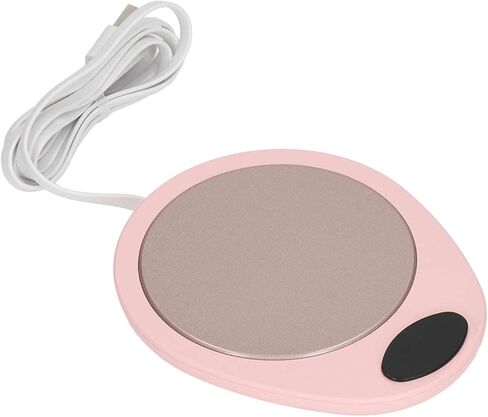 Generic USB القدح دفئا درجة حرارة ثابتة قابل للتعديل لوحة تسخين المشروبات الكهربائية لأكواب القهوة السيراميك (أبيض) in Kuwait