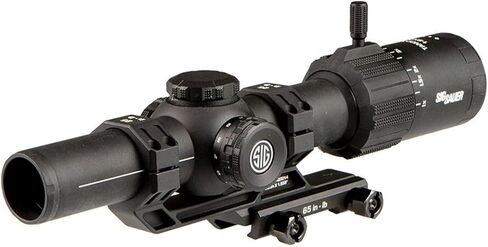SIG SAUER Tango-MSR LPVO 1-8x24mm 30mm Maintube SFP Riflescope - Shockproof Waterproof Fogproof Hunting Rifle Scope with Illuminated MSR BDC-8 Reticle - Lens Covers & Cantilever Mount Included in Saudi Arabia
