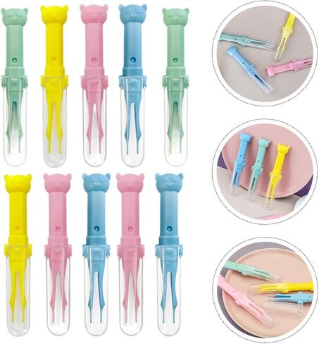 GARVALON Nose Tweezers and Precision Cleaning Clips for Infants, Safety Plastic, Gentle Nasal Care, 10pcs Set for Daily Hygiene in Kuwait