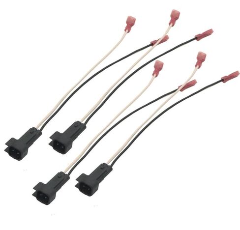 RonDexy 4-Pack Door Speaker Wiring Harness Adapter – Compatible with Ford, Lincoln, Chevy, GMC, Mercury, and Mazda – Front & Rear Door Speaker Connector Replacement – Fits 72-5600 Applications in Saudi Arabia