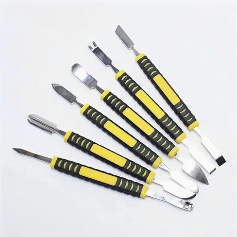 6-Piece Metal Pry Tool Set, Premium Opening Tools for Device Repair, Perfect for Disassembling Mobile Phones, Laptops, and Electronics in Saudi Arabia