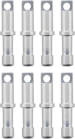8PCS 8.5mm/0.33 inch Tent Pole Repair Sleeve Silver Metal End Cap Tent Accessories Outdoor Recreation Camping Hiking Part in Kuwait