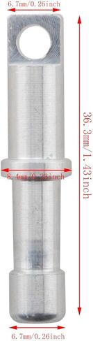 8PCS 8.5mm/0.33 inch Tent Pole Repair Sleeve Silver Metal End Cap Tent Accessories Outdoor Recreation Camping Hiking Part in Kuwait