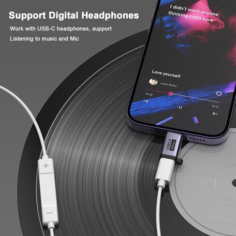 محول USB C من النوع C إلى Lightning [معتمد من Apple MFi] 2 حزمة من Lightning إلى Type C موصل شحن سريع 8 Pin لـ iPhone 14/14 Pro Max/13/13 Pro Max/13 Mini/13 Pro //iPad/8/7/6 Plus in Kuwait