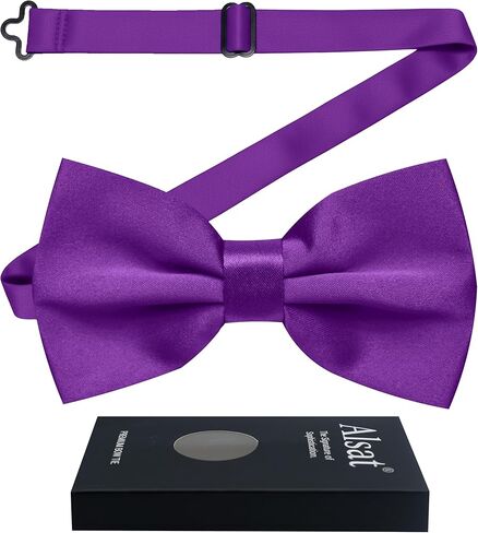 alsat Men's Bow Ties - Pre Tied Bowtie for Men Women Boys - Mens Adjustable Bow Ties for Formal Wear in Kuwait
