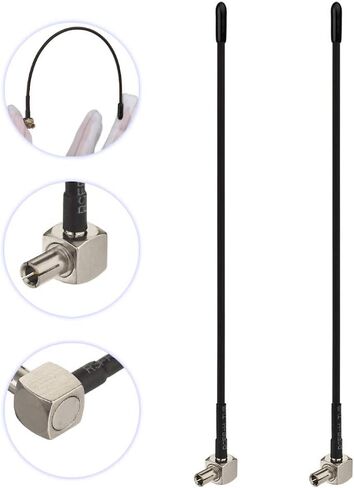Bingfu 4G LTE Antenna Mini Soft Whip TS9 (2-Pack) Compatible with Verizon AT&T T-Mobile Sprint 4G LTE Mobile Hotspot MiFi Router Cellular Broadband Modem USB Modem Dongle Adapter in Saudi Arabia