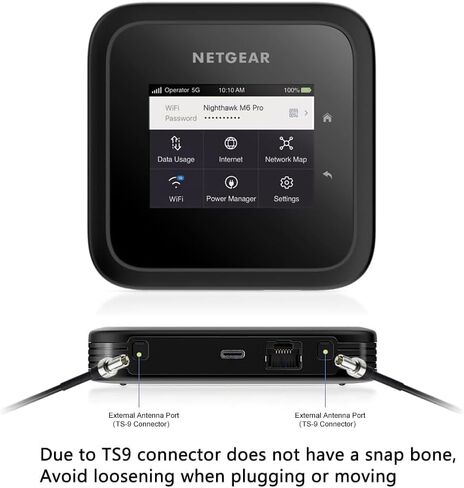 هوائي قاعدة مغناطيسي 12dBi خارجي 4G LTE 5G TS9 متوافق مع Netgear AT&T Nighthawk MR6110 MR6500 M6 Pro MR6150 M5 MR5100 MR5200 M1 MR1100 Verizon Hotspots Router (عبوة من 2)، Slinkdsco in Saudi Arabia