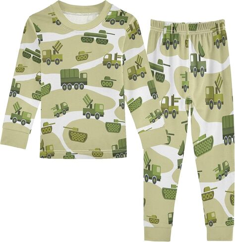 Pajama Sets Long Sleeve Top with Pants Cotton Soft Sleepwear 2 Piece Pjs Set in Saudi Arabia