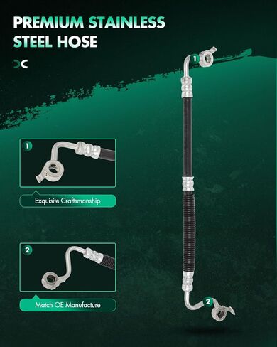 SCITOO 3401470 مجموعة خط خرطوم ضغط التوجيه المعزز متوافقة مع Toyota 4Runner 1990-1995، Pickup 1990-1995 V6 3.0L، استبدل 4441135340 in Saudi Arabia