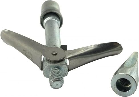 Double Barb Speartip for Spearguns with Threaded Shafts | Includes Threaded Adapter for 6mm or 7mm Threads in Saudi Arabia