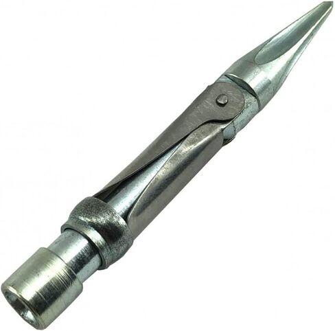 Double Barb Speartip for Spearguns with Threaded Shafts | Includes Threaded Adapter for 6mm or 7mm Threads in Saudi Arabia