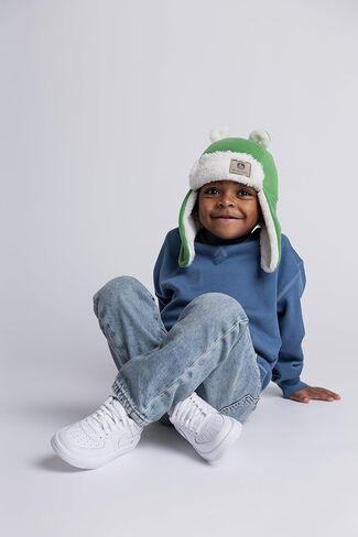John Deere Kids Beanie Winter Hat with Ear Flaps Toddler Size in Saudi Arabia