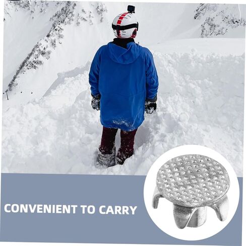 100pcs Tooth Non- Ice Gripper Spikes for Hiking and Snow Travel -Skid Shoe Spikes for Enhanced Traction and Safety in Kuwait
