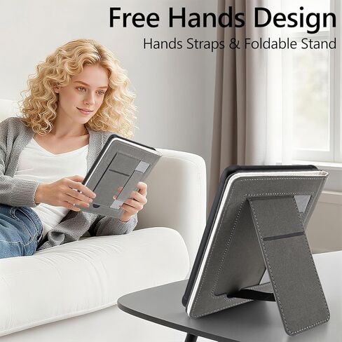 for Basic Kindle 11th Generation Case 6 Inch 2024/2022 Release Cute Polka Dot Brown Classic Vintage Aesthetic Design Soft PU Leather Cover with Auto Sleep Wake, Stand & Hand Strap in Saudi Arabia