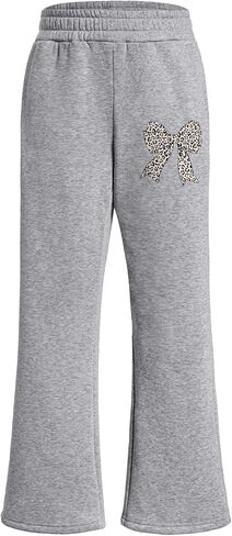 SweatyRocks Girl's Baggy Sweatpants Casual Drawstring Straight Leg Camo Pants in Saudi Arabia