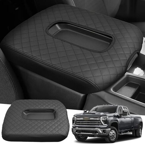 Center Console Armrest Cover for Ford F150 2021 2022 2023 2024 2025 Fully Covered Anti-Scratch Protector Interior Accessories(Only for Bucket Seat Console) in Kuwait