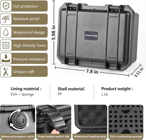 9mm Ammo Case, Compatible with Magazines, Compact Waterproof Lockable Ammo Storage Case for Ammunition, Portable and Durable 9mm Ammo Box, Suitable for Travel,Home and Range Use in Saudi Arabia