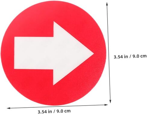 HANABASS 20 قطعة عاكسات الصيد علامات المشي لمسافات طويلة العاكسة البلاستيكية علامات اتجاه السهم in Kuwait