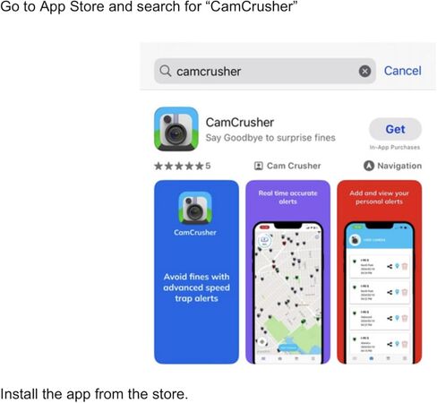 Warns About Speed Cameras, Red Light Cameras in Real time via APP | Activated Automatically | Bluetooth Enabled Cam Crusher in Saudi Arabia