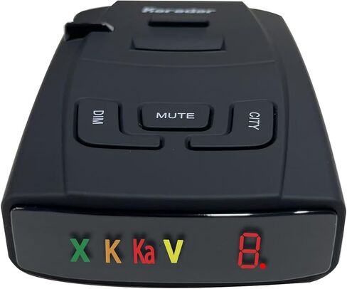كاشفات الرادار للسيارات S360 الليزر الأمريكي KARADAR X K KA Bands VG-2 حماية الجبهة الخلفية LaserEye الشرطة الماسح الضوئي in Kuwait