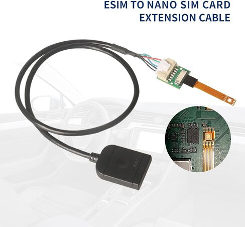eSIM to Nano SIM Card Extension Cable Android Car Multimedia GPS Adapter SIM Card Slot Converter Automotive Accessories Wire Harness Replacement Part in Saudi Arabia