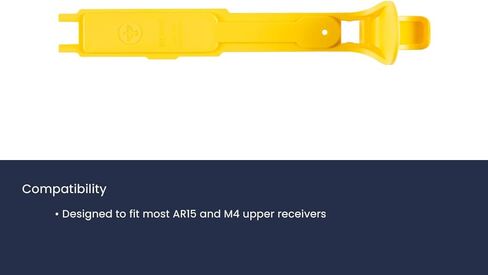 Raven Concealment TopStop Upper Receiver Cover - Seals Detachable Upper Receivers, Secures Bolt Carrier & Charging Handle | Durable Polymer | High-Visibility Yellow in Saudi Arabia
