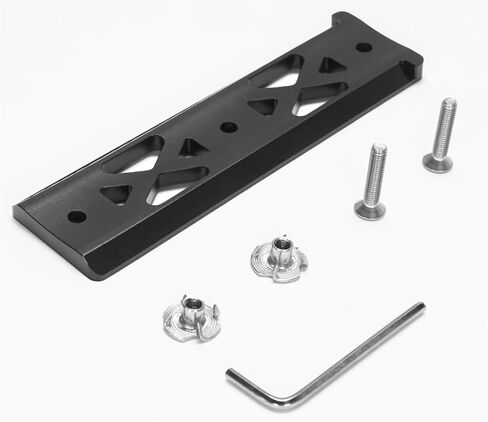 لوحة Arca Precision Bolt Action - حامل ثلاثي القوائم للبندقية العالمية، منخفض المظهر، ألومنيوم للطائرات، متوافق مع Arca-Swiss، Predator Hunting & PRS Shooting Stability Solution (3 بوصة) in Saudi Arabia
