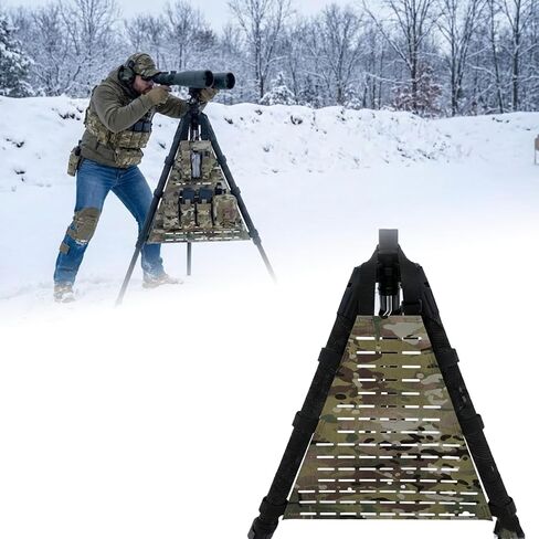 منظم حامل ثلاثي القوائم، مناسب للرماية/الصيد/NRL/PRS - منظم حامل ثلاثي القوائم محمول مع فتحات وصول سريعة للحفاظ على المعدات في متناول اليد، متين، مقاوم للتآكل، وخفيف الوزن. (حامل ثلاثي القوائم غير متضمن) in Kuwait