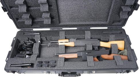 حقيبة Case Club 2 Rifle (أو Shotgun) المقاومة للماء تناسب بنادق متعددة و3 مسدسات in Saudi Arabia