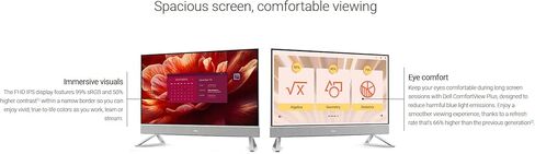 كمبيوتر مكتبي Dell 27 Business AIO مقاس 27 بوصة شاشة لمس FHD (99% sRGB) Intel 10-core Core 7 150U (Beats i7-1355U) ذاكرة الوصول العشوائي 32 جيجابايت 1 تيرابايت SSD GeForce MX570A USB-C Pop-up 5MP كاميرا تعمل بالأشعة تحت الحمراء Wi-Fi 6E Win11Pro in Kuwait