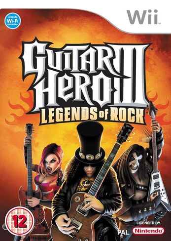 Guitar Hero III: Legends of Rock - لعبة فقط (Wii) من ACTIVISION (متجددة) in Kuwait