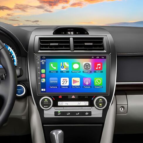 (8Core + 64GB) 10.2 Inch QLED Touch Screen Car Radio for Toyota Camry 2012 2013 2014 with Carplay and Android Auto,Android 13 Camry Stereo Support Bluetooth,WiFi,GPS,FM Radio,Backup Camera & SWC in Saudi Arabia